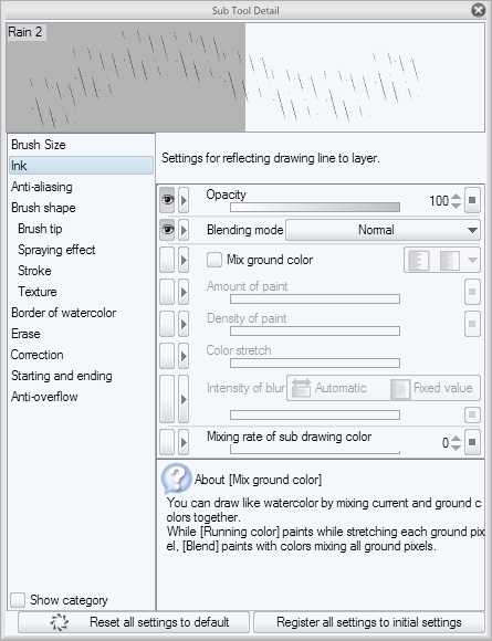 Modifying the Sub Tool Details